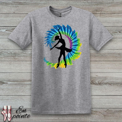 Ballerina Tie Dye Wave T-Shirt