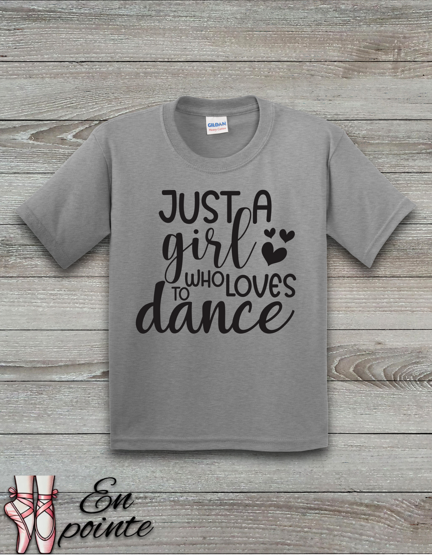 Just A Girl Who Loves To Dance Text Kids T-Shirt