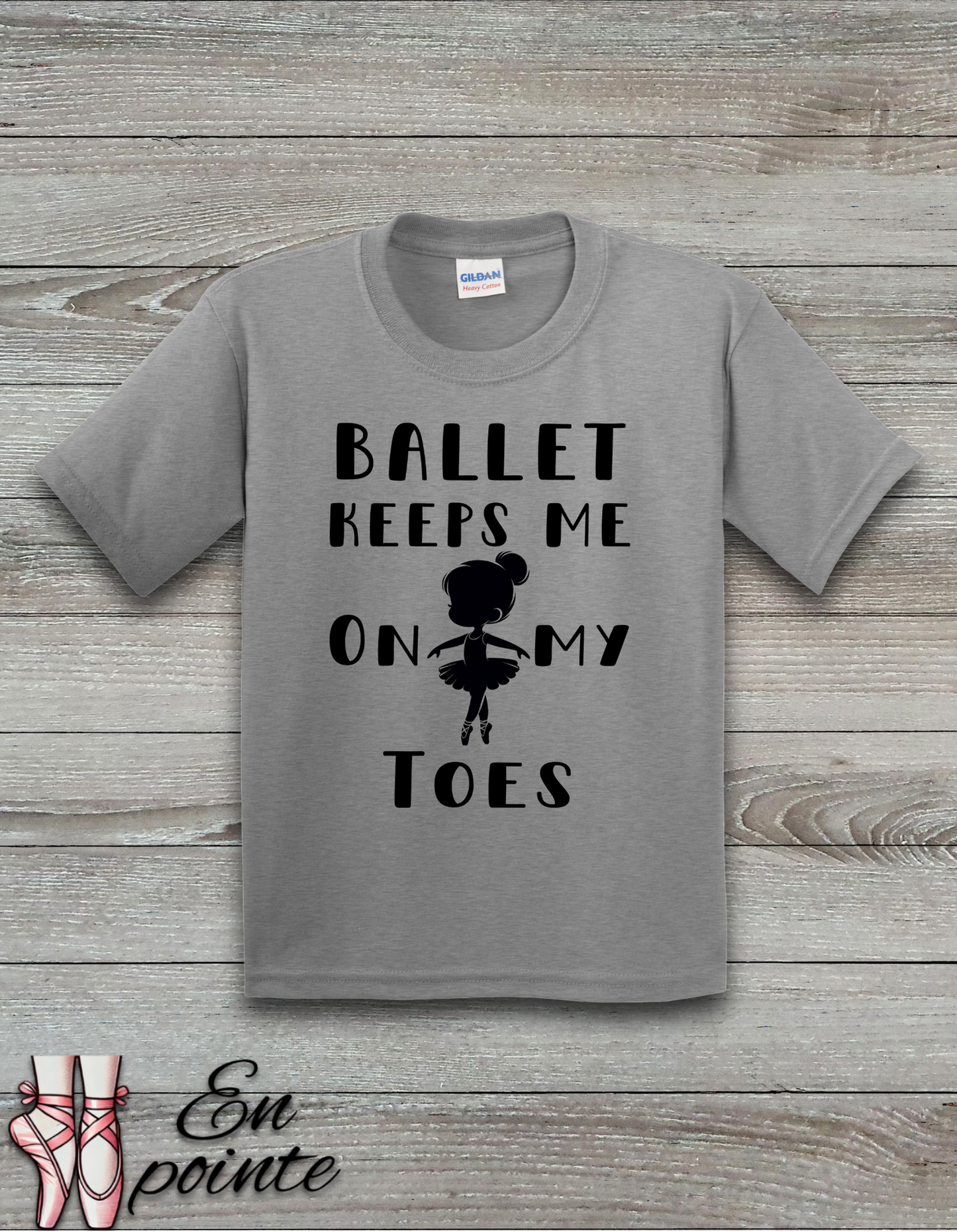 Ballet Keeps Me On My Toes Kids T-Shirt