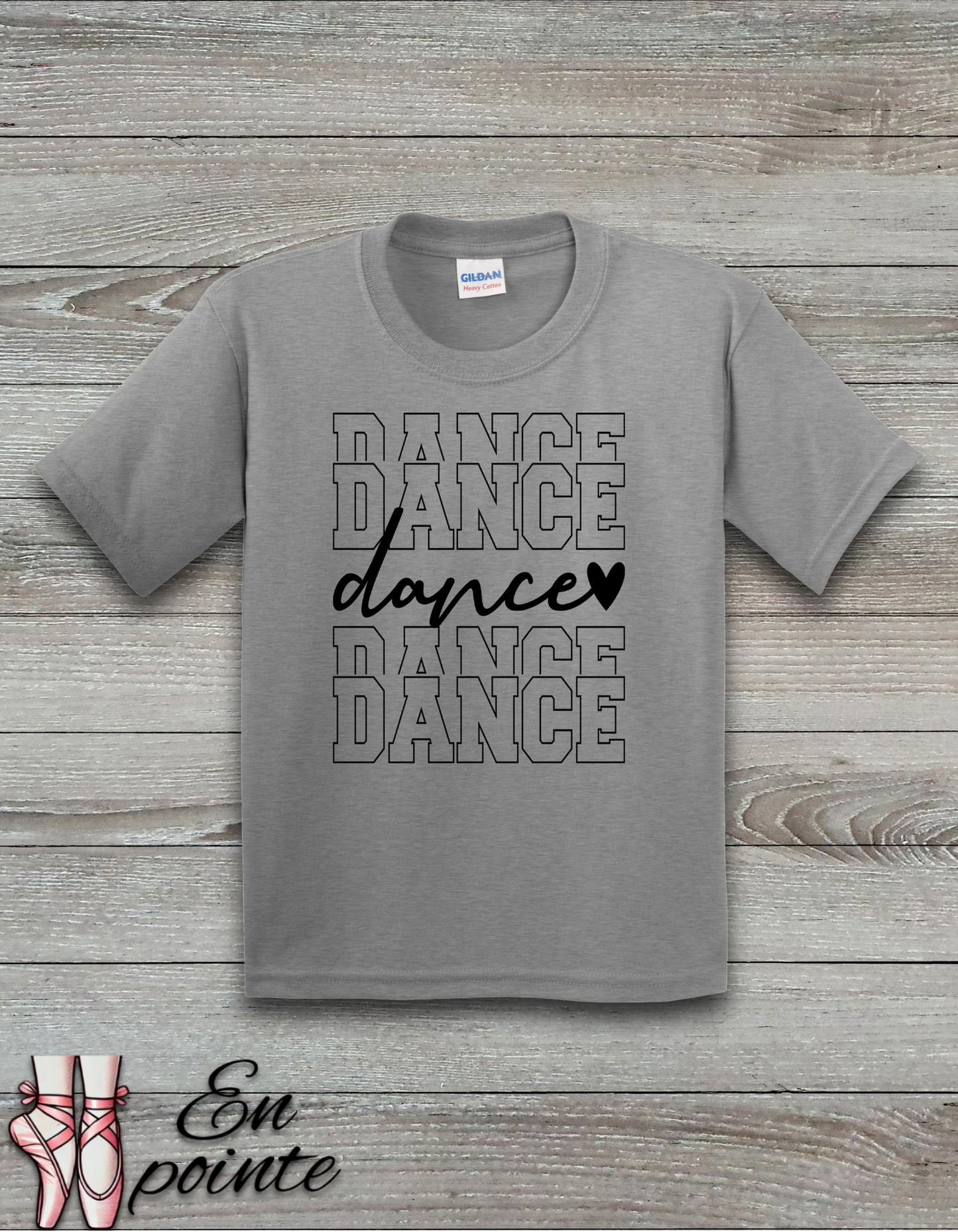 Stacked Dance Font Kids T-Shirt