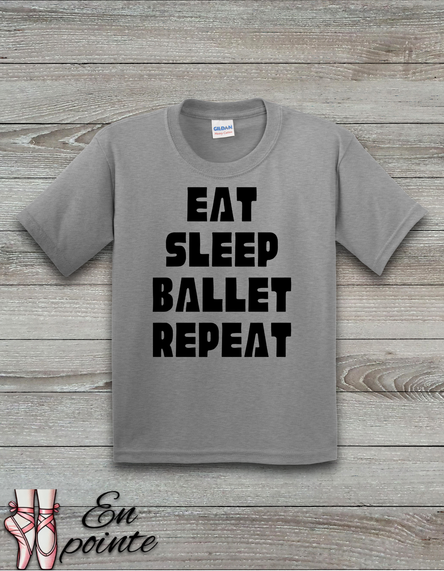 Eat Sleep Ballet Repeat Kids T-Shirt