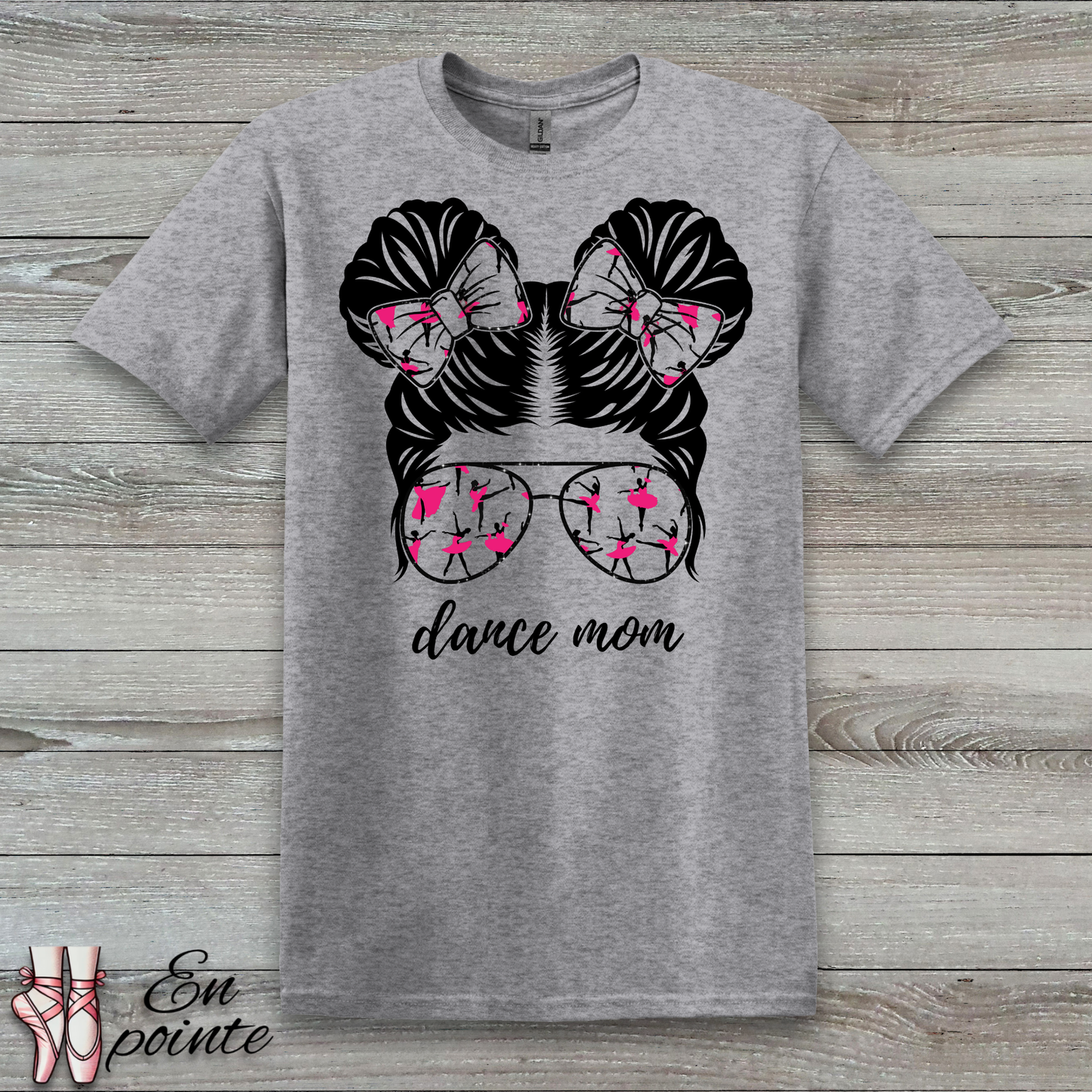 Messy Bun Dance Mom T-Shirt