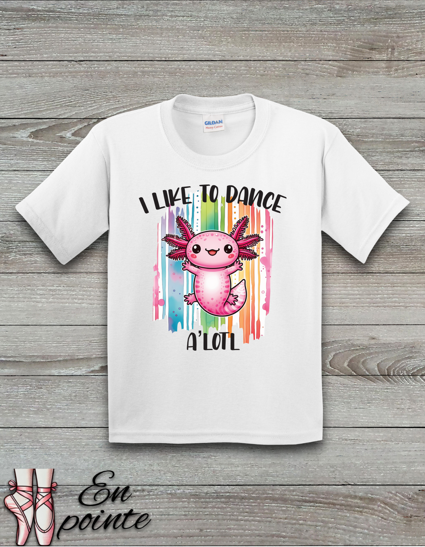 I Like to Dance A'Lotl Kids T-Shirt