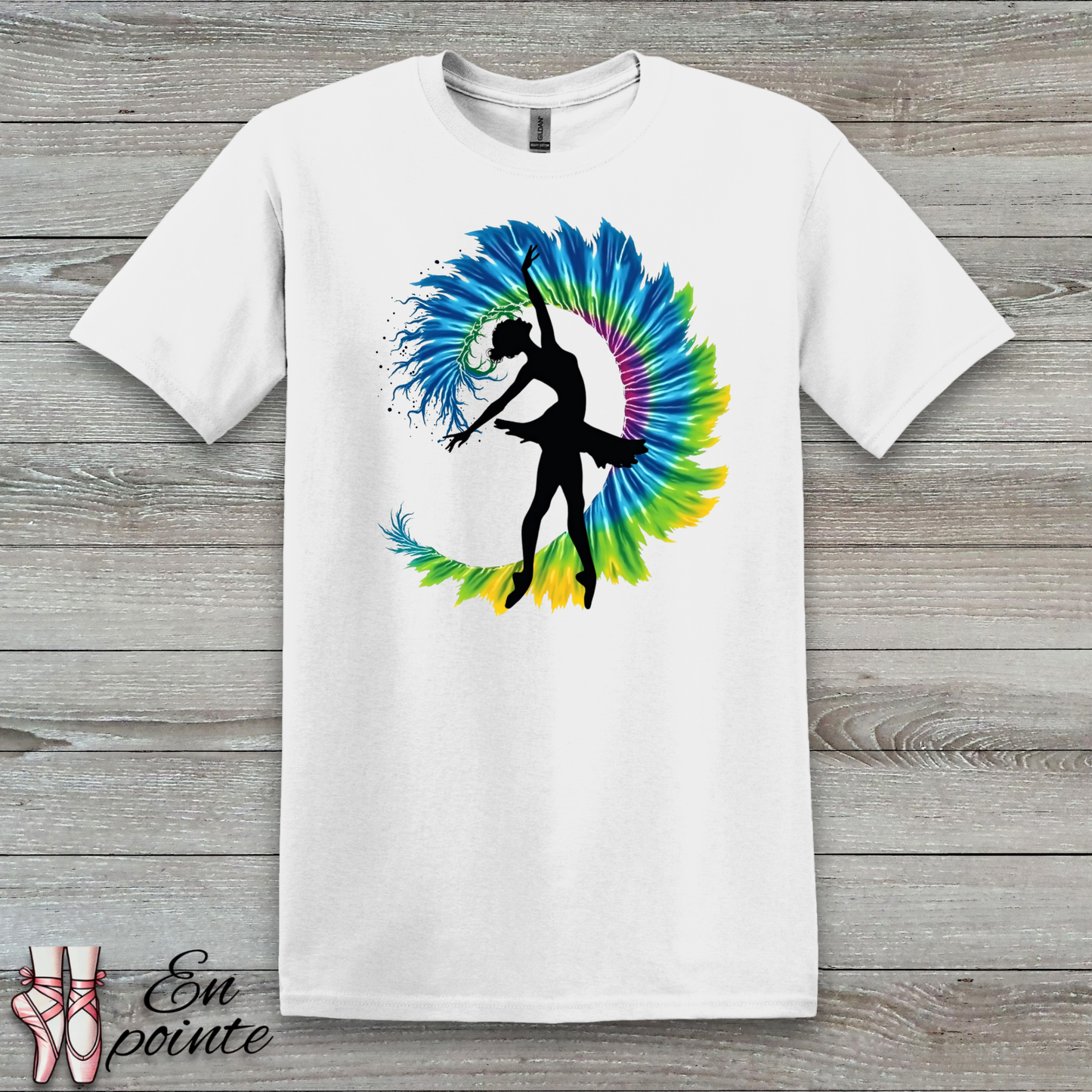 Ballerina Tie Dye Wave T-Shirt