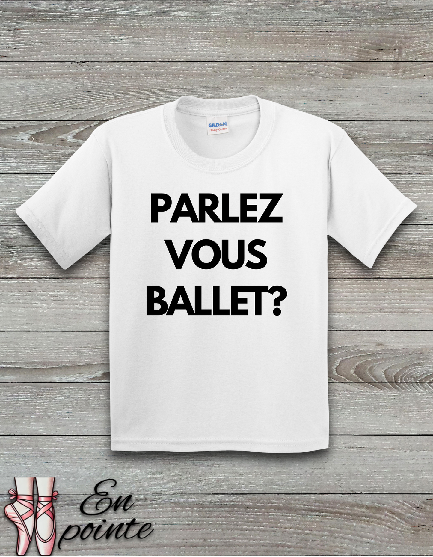 Parlez Vous Ballet? Kids T-Shirt