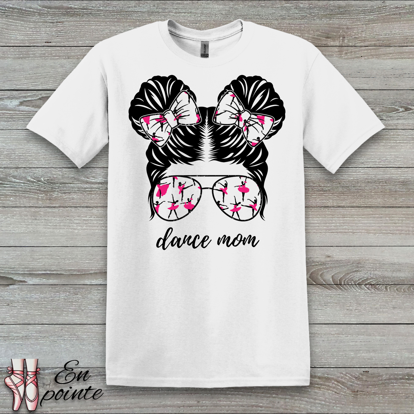 Messy Bun Dance Mom T-Shirt