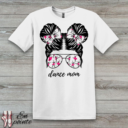 Messy Bun Dance Mom T-Shirt