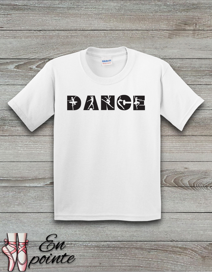 Dance Font Kids T-Shirt