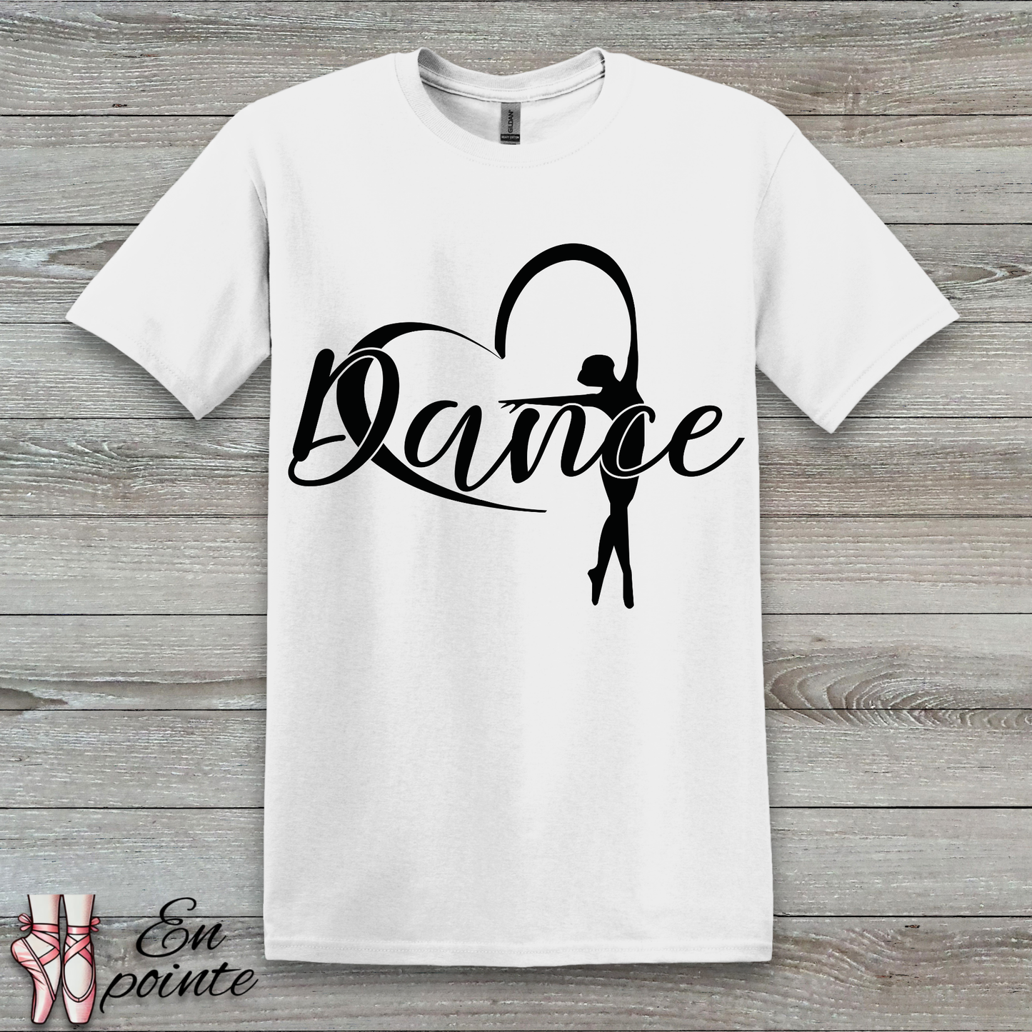 Ballerina w/ Ribbon Heart T-Shirt