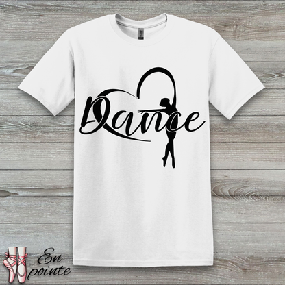 Ballerina w/ Ribbon Heart T-Shirt