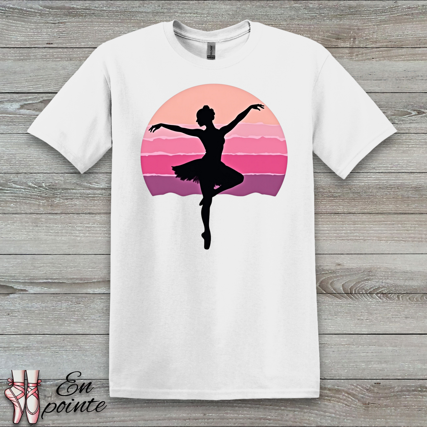 Ballerina Dancing in Sunset T-Shirt